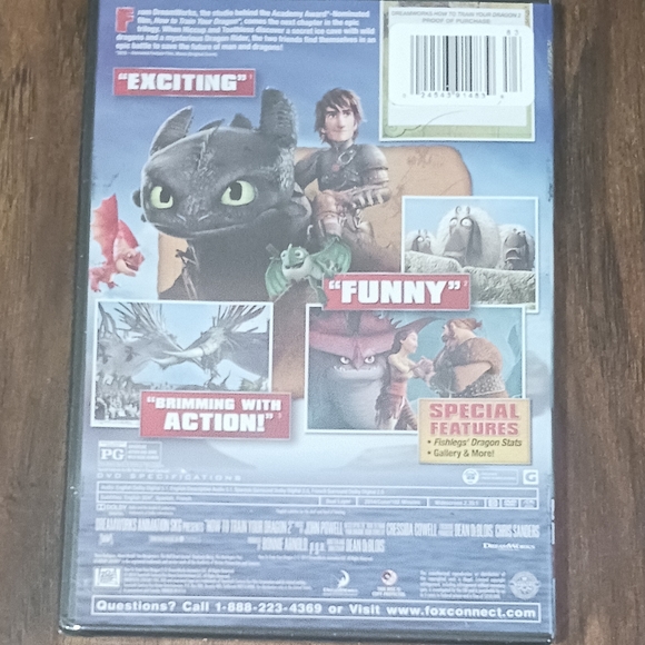 DreamWorks HOW TO TRAIN YOUR DRAGON 2 on DVD - Picture 2 of 2